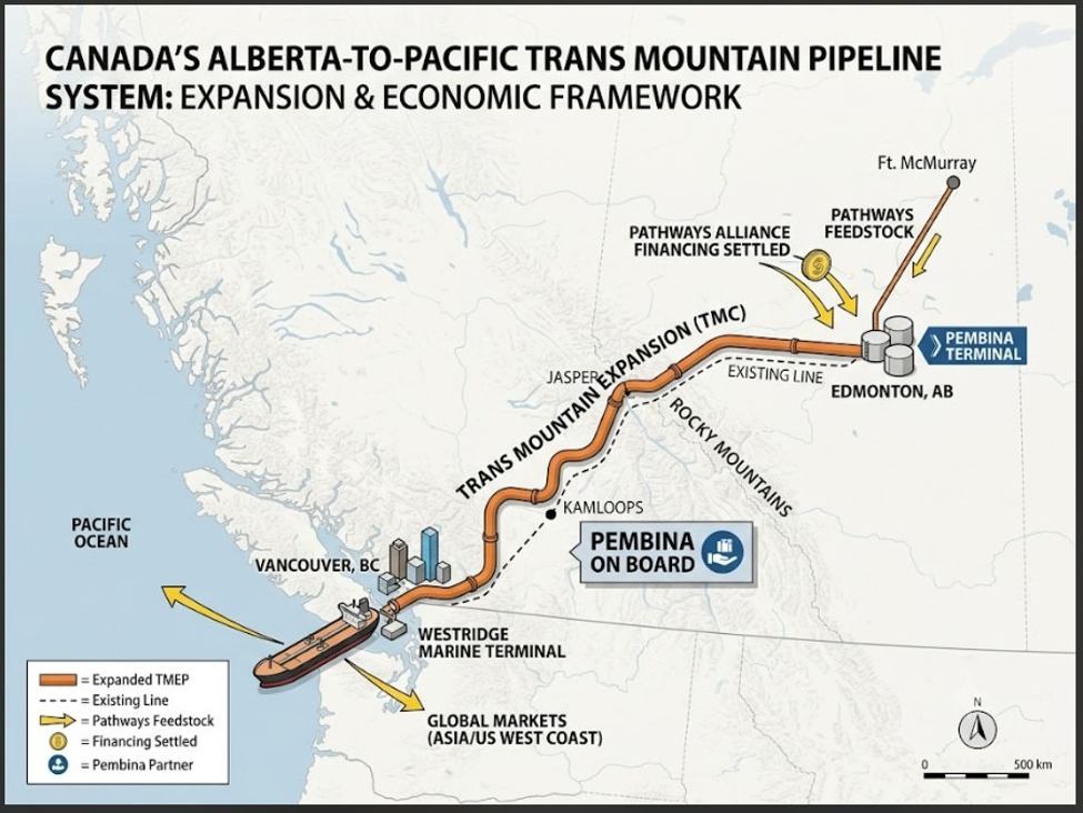 Carney Confirms Southern Trans Mountain Route for New Alberta Pipeline